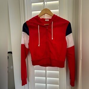Brandy Melville/J. Galt windbreaker red,blue white size S